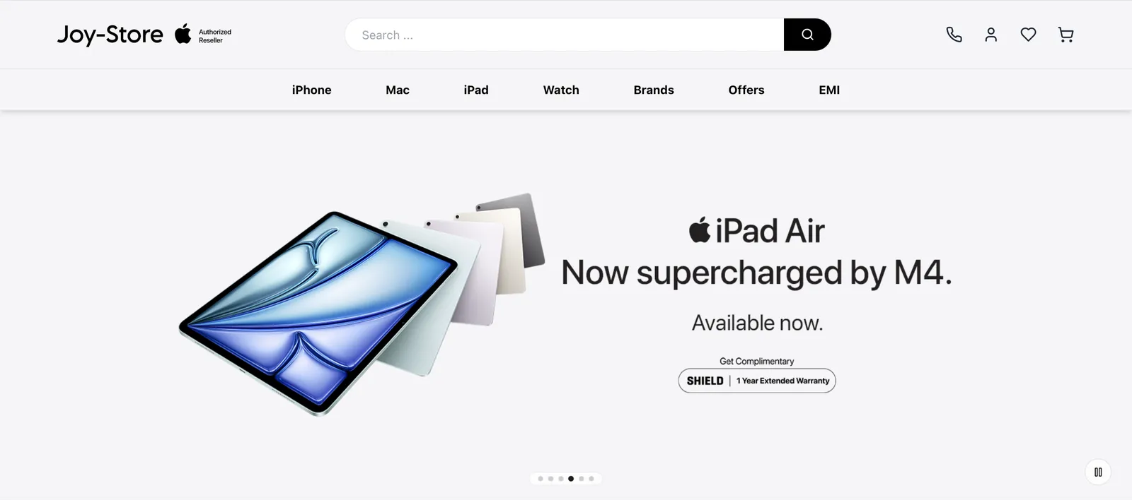 Screenshot preview of Joy-Store